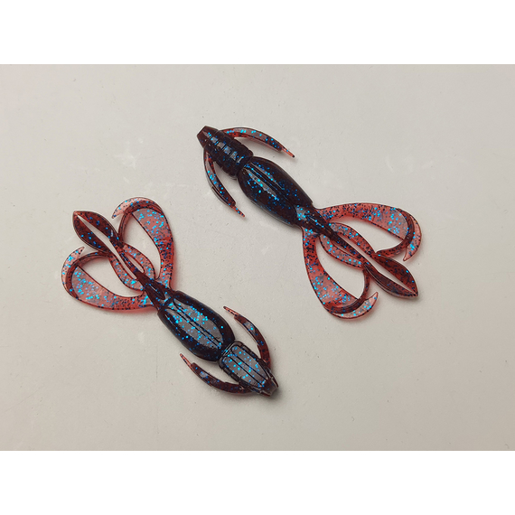 Силікон Keitech Crazy Flapper 2.4" (10 шт / уп), колір: ea#03 grape, Довжина силікону: 2.4" (6.1 см), Колір силікону: EA#03 Grape, фото , изображение 11