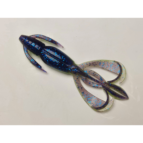 Силікон Keitech Crazy Flapper 2.4" (10 шт/уп),, колір: pal#06 violet lime berry, Довжина силікону: 2.4" (6.1 см), Колір силікону: PAL#06 Violet Lime Berry, фото , изображение 2