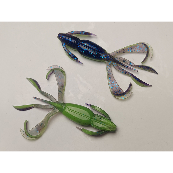 Силікон Keitech Crazy Flapper 2.4" (10 шт/уп),, колір: pal#06 violet lime berry, Довжина силікону: 2.4" (6.1 см), Колір силікону: PAL#06 Violet Lime Berry, фото , изображение 4