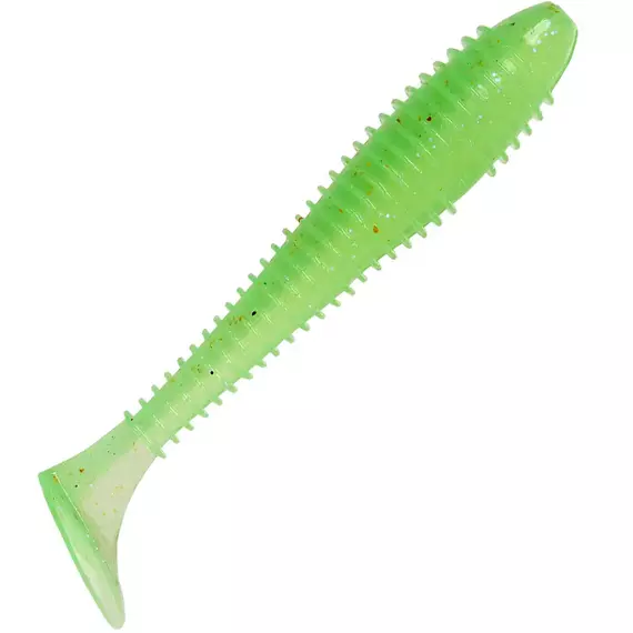 Силикон Keitech Swing Impact FAT 6.8" (3 шт/уп),, цвет: ea#19 electric chart shad, Длина силикона: 6.8" (17.3 см), Расцветка силикона: EA#19 Electric Chart Shad, фото 