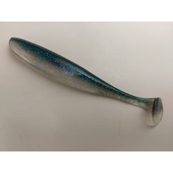 Силикон Keitech Easy Shiner 4" (7 шт/уп), цвет: ea#22 electric silver shi, Длина силикона: 4" (10.2 см), Расцветка силикона: EA#22 Electric Silver Shi, фото , изображение 2