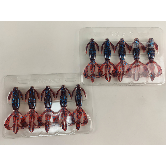 Силікон Keitech Crazy Flapper 2.4" (10 шт / уп), колір: ea#03 grape, Довжина силікону: 2.4" (6.1 см), Колір силікону: EA#03 Grape, фото , изображение 8