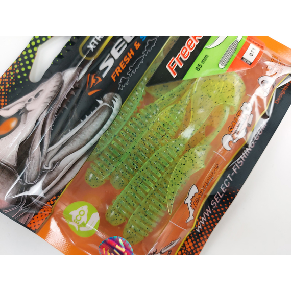 Силікон Select Freek 4.5" col.071 (5 шт/упак), Довжина силікону: 4.5" (11.43 см), Колір силікону: 071, фото , изображение 11