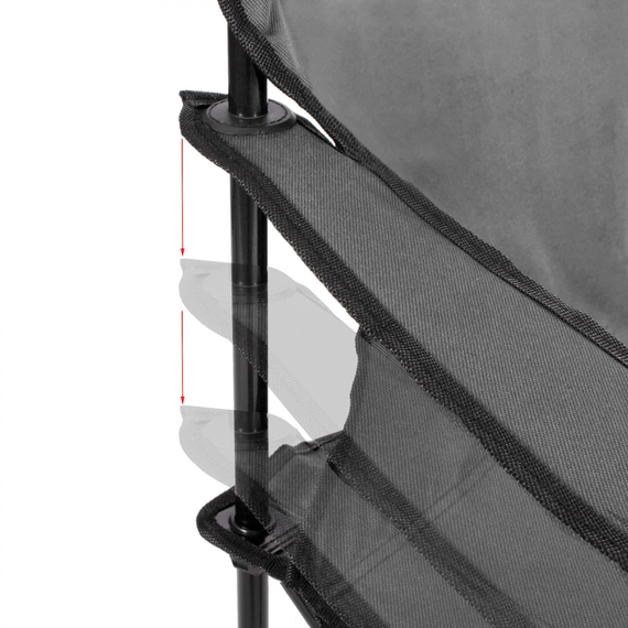 Стул раскладной SKIF Outdoor Comfort Plus (усиленный). Цвет: серый, до 120кг (с чехлом), Выберите цвет: сірий, Рекомендуем нагрузку: 120 кг, фото , изображение 14