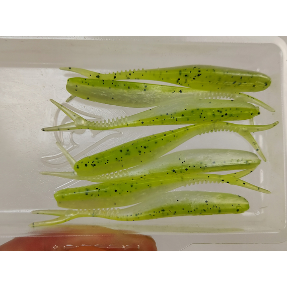 Силикон Select Victim V-Tail 2.5" #257 (7 шт/уп), Длина силикона: 2.5" (6.1 см), Расцветка силикона: 257, фото , изображение 6