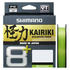 Шнур Shimano Kairiki 8+ 150m (Mantis Green) 0.13mm 10lb/8.3kg, Діаметр: 0.13mm, Розмотування: 150m, Колір: зелений, фото 