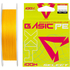 Шнур Select Basic PE Orange 100m #0.6/0.10mm 10lb/4.8kg, Діаметр: 0.10mm, Розмотування: 100m, Колір: помаранчевий, фото 