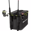 Сумка-бакан Select Folding Bakkan PRO 23L (36x24x27 см) з жорстким дном та тримачами вудлищ (Rod Holder), колір: чорний, Об'єм сумки: 23L PRO, Колір сумки: Чорний, фото 