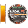 Шнур Select Basic PE 100m (помаранч.) 0.18mm 22LB/9.9kg, Діаметр: 0.18mm, Розмотка: 100m, Колір: оранжевый, фото 