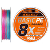 Шнур Select Basic PE 8x 150m (різнобарв.) #1.5/0.18mm 22lb/10kg, Діаметр: 0.18mm, Розмотка: 150m, Колір: мультиколор, фото 