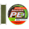 Шнур Select Master PE 100m (темн.-зел.) 0.10mm 13kg, Диаметр: 0.10mm, Размотка: 100m, Выберите цвет: темно-зеленый, фото 