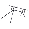 Род-под Prologic C-Series Convertible Long Legs 4 Rod Pod, фото 