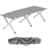 Розкладне армійське ліжко (розкладачка) до 140кг + Чохол (колір: сірий), Конструкція ліжка: НАТО (сіра), фото 