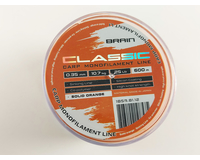 Жилка Brain Classic Carp Line 600m 0,35mm 10,7kg 25lb Solid orange, Діаметр: 0.35, Розмотування: 600, Колір: Solid orange, фото , изображение 6