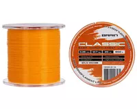 Жилка Brain Classic Carp Line 600m 0,35mm 10,7kg 25lb Solid orange, Діаметр: 0.35, Розмотування: 600, Колір: Solid orange, фото 