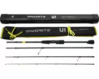 Компактний спінінг Favorite U1 724L-T / 2.18m / 3-12g / Fast (4-х секційний) + тубус, Модель: 2.18m 3-12g (тревел), фото 