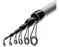 Болонське вудлище Brain Blast Bolo 7m, факт. довжина  - 6,3 м., 460гр. (телескопічне, з кільцями) + чохол та захист на кільця, Довжина: 7m, Тип вудлища: з кільцями (болонське), фото , изображение 4