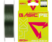 Шнур риболовний Select Basic PE 150m, 0.06mm, 6Lb/3kg, колір: темно-зелений, Діаметр: 0.06mm, Розмотування: 150m, Колір: темно-зелений, фото 