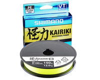 Шнур Shimano Kairiki 8 PE 150m 0.10mm 6.5kg жовтий (Japan), Діаметр: 0.10mm, Розмотування: 150m, Колір: жовтий, фото 