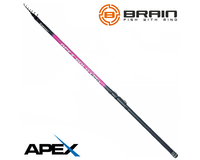 Болонське вудлище Brain Apex Bolo NEW 4.00m (телескопічне, з кільцями) + чохол та захист на кільця, Довжина: 4m, Тип вудлища: з кільцями (болонське), фото , изображение 2
