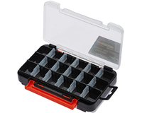 Коробка Select Terminal Tackle Box SLHX-2001D 17.5х10.5х3.8cm, Розмір коробки: 17.5x10.5x3.8 см, Модель: SLHX-2001D, фото , изображение 2