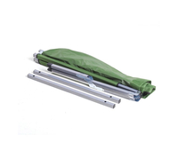 Похідне ліжко SKIF (до 140кг). Сталеве розкладне ліжко (колір зелений), Конструкція ліжка: НАТО, фото , изображение 2