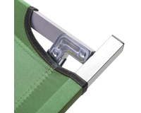 Похідне ліжко SKIF (до 140кг). Сталеве розкладне ліжко (колір зелений), Конструкція ліжка: НАТО, фото , изображение 3