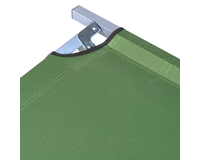 Похідне ліжко SKIF (до 140кг). Сталеве розкладне ліжко (колір зелений), Конструкція ліжка: НАТО, фото , изображение 4