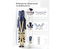 Ліжко розкладне, розкладачка для військових (колір: сірий), фото , изображение 3
