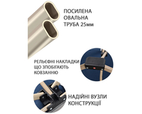 Ліжко розкладне, розкладачка для військових (колір: сірий), фото , изображение 4