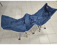 Військова польова розкладачка Сороканожка, ліжко розкладне сталеве (колір синій), Конструкція ліжка: Павук, фото , изображение 2