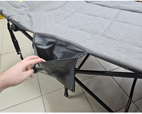 Велике розкладне ліжко з матрацом (200см*78см*48см) - FR MILITARY LUX, Конструкція ліжка: Павук-LUX, фото , изображение 5