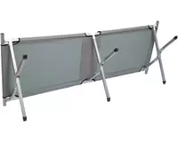 Розкладне армійське ліжко (розкладачка) до 140кг + Чохол (колір: сірий), Конструкція ліжка: НАТО (сіра), фото , изображение 4