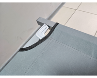 Військова польова розкладачка, ліжко розкладне сталеве (колір сірий), конструкція: НАТО, Конструкція ліжка: НАТО (сіра), фото , изображение 2