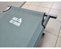 Військова польова розкладачка, ліжко розкладне сталеве (колір сірий), конструкція: НАТО, Конструкція ліжка: НАТО (сіра), фото , изображение 5