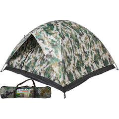 Палатка Skif Outdoor Adventure II (Коммуфляж), 3-местная, размер 200x200см, Выберите цвет: Camo, Кол-во мест: 3, Особливість: зовнішній тент, фото 