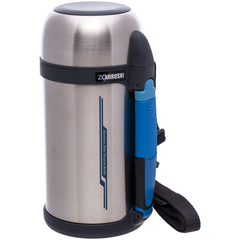 Термос ZOJIRUSHI (Японія) SF-CС13ХA 1.3л сталевий (складна ручка+ремішок), Колір: стальной, Об'єм (л): 1.3, фото 
