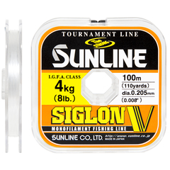 Жилка Sunline Siglon V 100м #1.5/0.205мм 4кг, Діаметр: 0.205, Розмотка: 100m, фото 