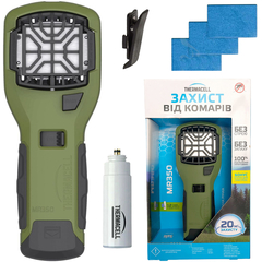 Пристрій комарів Thermacell MR-350 (olive). Фумігатор від мошок та комарів Термасел, Колір: оливковий, фото 