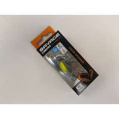 Блешня Savage Gear Grub Spinners #2 5.8g Silver Yellow, Вага блешні: 5.8g, Колір блешні: Silver Yellow, фото 