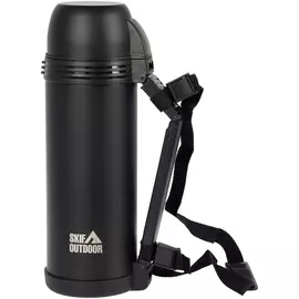 Термос SKIF Outdoor Caravanner, 2л (чорний матовий), Колір: чорний, Об'єм (л): 2.0, фото 