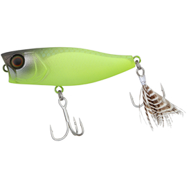 Воблер Jackall Chubby Popper 42F 42mm 3.3g Mat Lemon, Размер/Вес: 42мм/3.3г, Цвет воблера: Mat Lemon, фото 