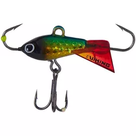 Балансир Viking Fishing Yeti Ice Jig 20mm 3.0g #2 Green Glam, Размер/Вес: 20мм/3г, Колір балансиру: #2 Green Glam, фото 