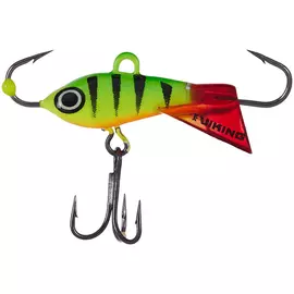 Балансир Viking Fishing Yeti Ice Jig 20mm 3.0g #4 Fire Perch, Размер/Вес: 20мм/3г, Колір балансиру: #4 Fire Perch, фото 