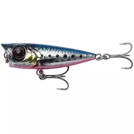 Воблер Savage Gear 3D Minnow Popper F 43mm 2.6g Pink Belly Sardine PHP, Размер/Вес: 43мм/2.6г, Цвет воблера: Pink Belly Sardine PHP, фото 
