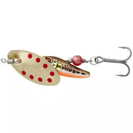 Блешня Savage Gear Sticklebait Spinner #3 9.1g Minnow Gold Red, Вага блешні: 9.1g, Колір блешні: Minnow Gold Red, фото 