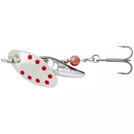 Блешня Savage Gear Sticklebait Spinner #3 9.1g Dirty Silver Red, Вага блешні: 9.1g, Колір блешні: Dirty Silver Red, фото 