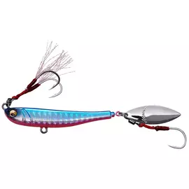 Тейл-спінер Megabass Makippa 20.0g Blue Pink, Вес: 20г, Цвет блесны: Blue Pink, фото 