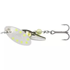Блешня Savage Gear Sticklebait Spinner #3 9.1g Green Silver Ayu, Вага блешні: 9.1g, Колір блешні: Green Silver Ayu, фото 