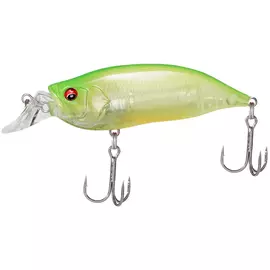 Воблер Megabass I x I Shad Type-R SF 57mm 7.0g Clear Lime Chart, фото 
